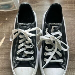 Converse All Star Black and White Low Tops